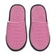 thumbnail image 1 of Fotbe Pink Gingham Pantuflas Peludas para Mujer con Estampado, Zapatillas de Peluche, Zapatos de Invierno para Casa, Uso Interior y Exterior-Medium, 1 of 8