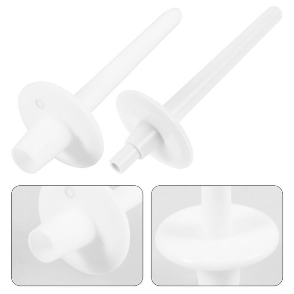 Tineasur White Plastic Sewing Thread Rack Organizer for Crafting and Decor, Holds 10 Spools, and Space-Saving