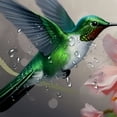 thumbnail image 5 of Chilfamy Hummingbird Flowers Waterproof Bathroom Shower Curtain with Hooks, Polyester Fabric Washable Shower Curtain for Bathroom Decoration, Various Sizes 60"x72, 5 of 7