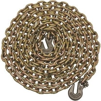 Campbell T0513698 Binder Chain, 3/8 in, 20 ft L, 6600 lb Working Load, 70 Grade, Steel, Chrome Yellow/Zinc