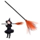 thumbnail image 1 of Bruja De Halloween Accesorios De Escoba De Plástico Para Fiesta De Disfraces Decoración De Halloween matsuzay HA039707-01, 1 of 5