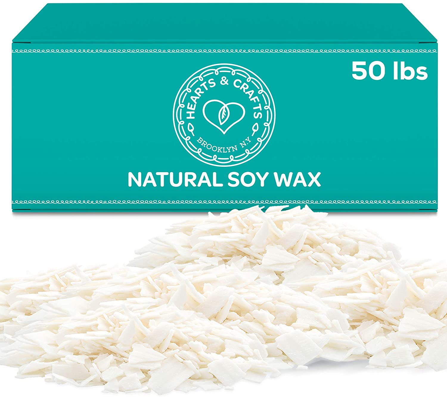 NO ADDITIVES 100%  PURE SOY WAX 1LB FLAKES FOR CANDLE MAKING SUPPLIES 