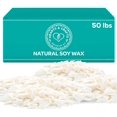 Hearts and Crafts Soy Candle Wax for DIY Candle Making, 50lb All