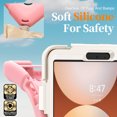 thumbnail image 2 of For Samsung Galaxy Tab A11 2025/Tab A9 2023 Case 8.7 inch (SM-X133/X135/ SM-X110/X115), 360 Hand Strap, Shoulder Strap, Kickstand, Rugged Drop Protection, Cherry Pink, 2 of 6