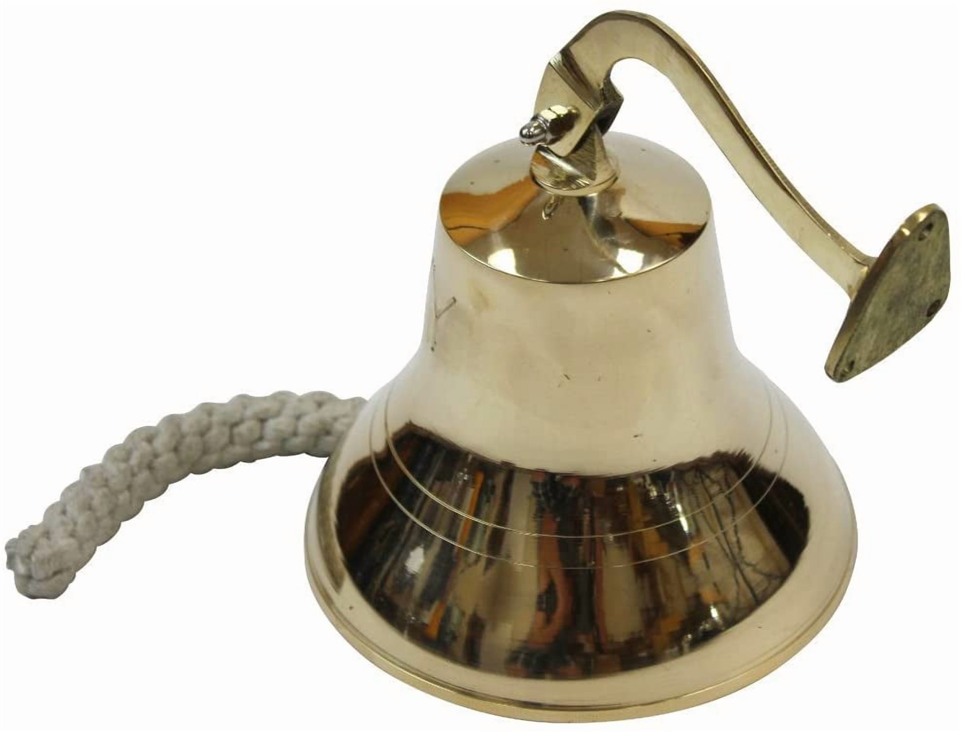 Us Navy 6" Indoor/Outdoor Brass BellWall Mount