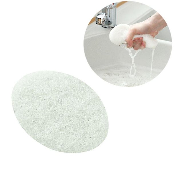 Cepillo de limpieza con esponja para lavavajillas, cocina, inodoro y baño.