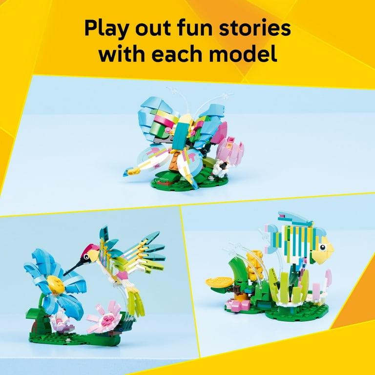 LEGO Creator 3 in1 Wild Animals: Colorful Hummingbird Building Toy