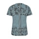 thumbnail image 5 of ICHUANYI ClearanceWomen's Fashion V-neck Print Casual Loose Short Sleeve Top Short Sleeve V-neck Top/Shirt(Sky Blue, M) ICHUANYI WER20232080501076, 5 of 5