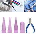 thumbnail image 4 of Jewellery Mandrels Kit, Easy Operation Plastic Round Jewelry Mandrel Set With 5in  For DIY, 4 of 8