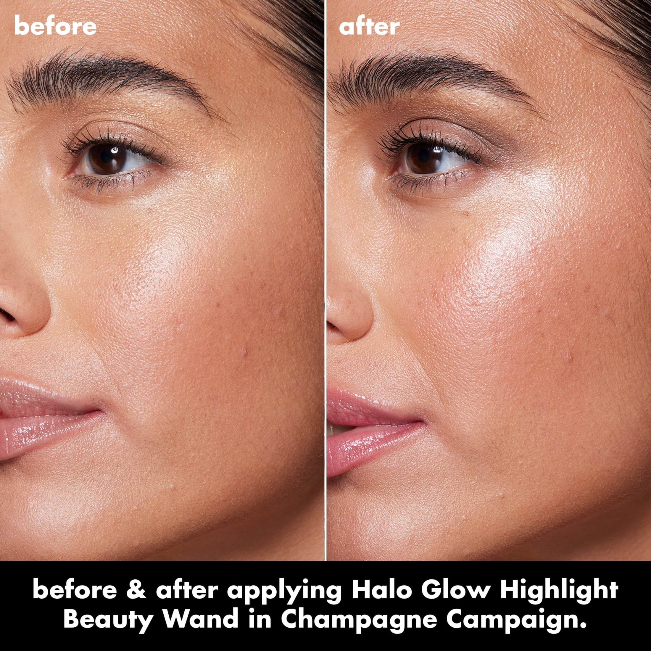 e.l.f. Halo Glow Highlight Beauty Wand, Champagne Campaign, 0.33 fl oz