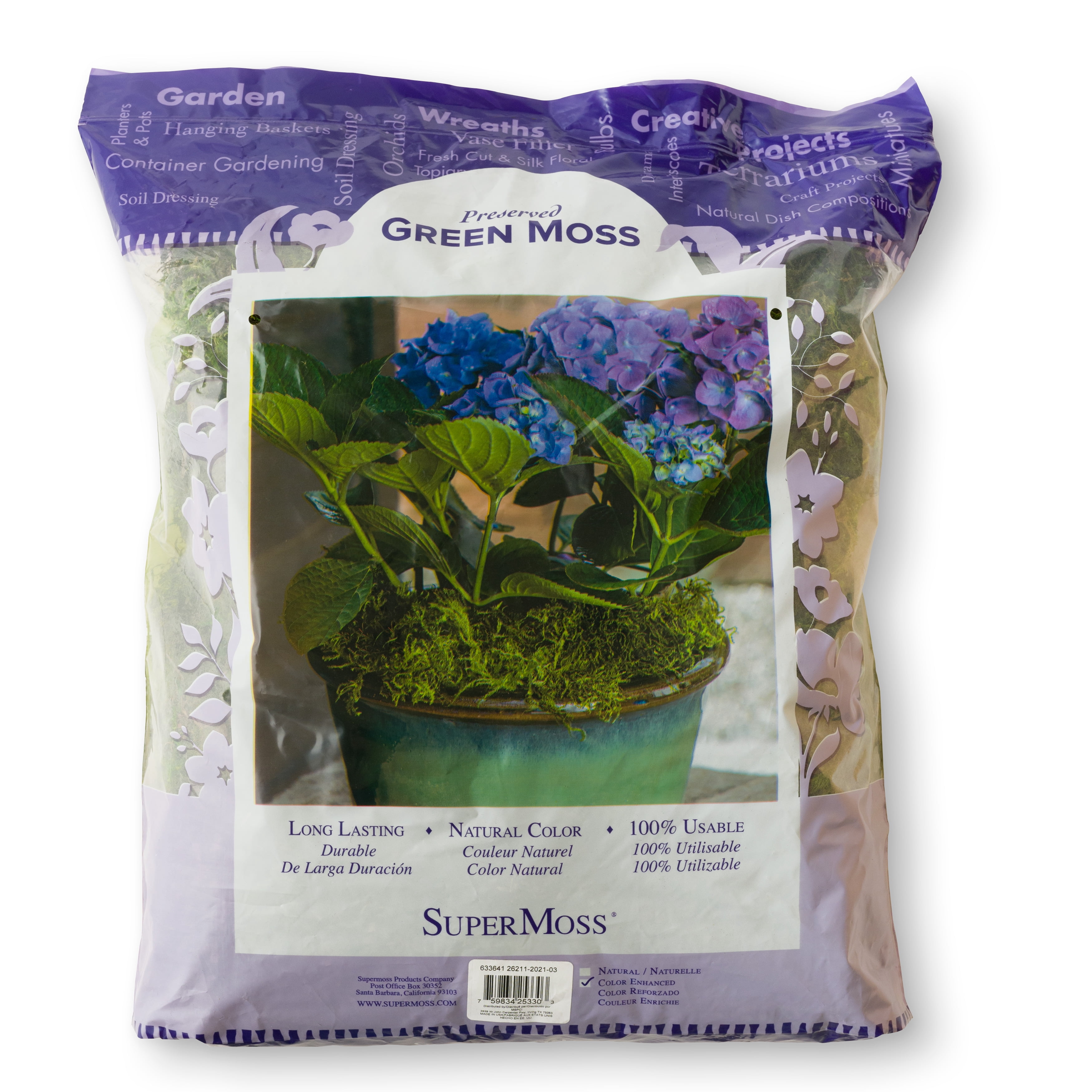 SuperMoss Preserved Green Moss