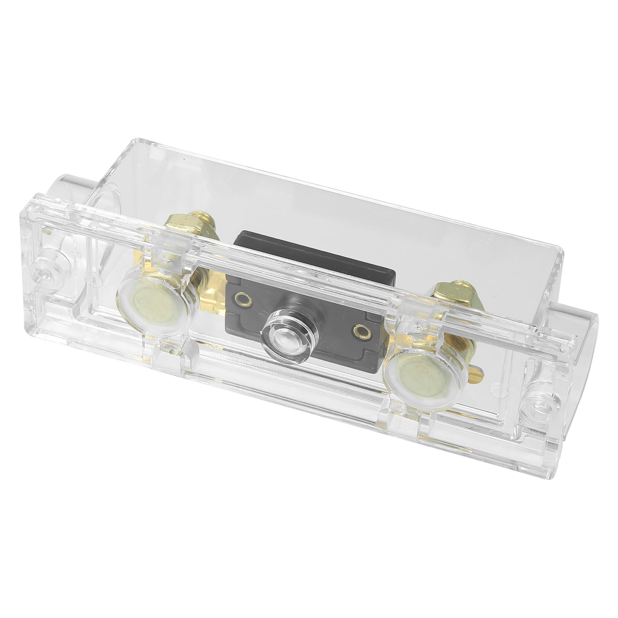 5pcs 60 Amp Fuse 0 4 8 10 Gauge Inline ANL Fuse Holders Clear Fuse Block for Car Audio Video Stereo