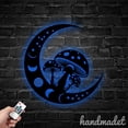 thumbnail image 3 of Handmadetneonsign Moon Mushroom Metal Wall Art Light, Mushroom Metal Sign Wall Decor, Moon Metal Decor, 3 of 5