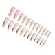 thumbnail image 1 of Seitruly Uñas postizas de ataúd, estilo francés clásico, uñas a presión, cubierta completa, punta de uñas, pegatinas de manicura de viscosidad Arte de uñas tipo 35 Seitruly CE012296-35B, 1 of 6