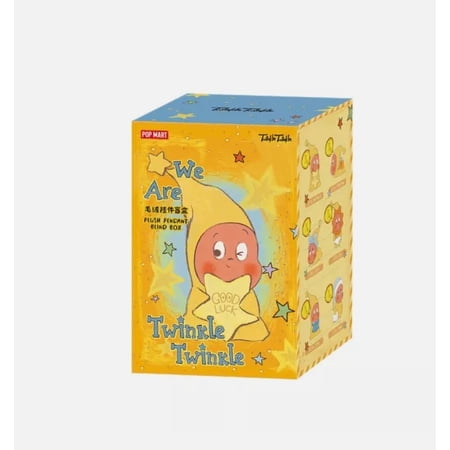 Random 1 POPMART We Are Twinkle Twinkle Series Plush Pendant Blind Box Gift New Toy Hot