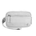 thumbnail image 1 of TIELUTT Outdoor Sports Convenience Bag the ' Wallet 2nd Gen the ' Wallet Nylon Quilted 3 Zipper Purse Wallet with E Track Bag Weekend Bag for Girls Shoe Travel Bag Womens Workout Bag String Backpack, 1 of 3