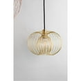 thumbnail image 4 of Mitzi H181701l Jasmine 1 Light 17" Wide Pendant - Brass, 4 of 10