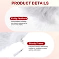 thumbnail image 3 of Uxcell Vintage Marabou Feather Fan, Flapper Hand Fan Folding Handheld Fan for Costume Party Dancing Wedding Show Tea Decoration White, 3 of 6