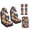 60s Retro Hippie Flower, variant on Xixirimido Car Seat Covers for Front Seats 5Pcs Car Accessories with Seat Belt Covers & Center Console Cover Universal Fit for SUVs,Vans,Trucks,Sedans, Bear Forest Camo
