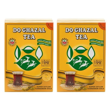 Do Ghazal Super Ceylon Loose Tea with Cardamom Flavor, 2 Pack, 16 Ounce
