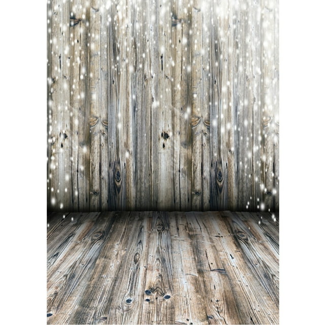 Vinyl Wood Wall Floor Photography Studio Prop Background 3X5Ft F