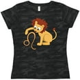 thumbnail image 3 of Inktastic Cute Leo the Lion Zodiac sign Women's T-Shirt, 3 of 5