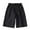 Black, variant on Puyaiuu New 2025 Shorts for Women Plus Size Casual Solid Shorts High Elastic Waist with Pocket Lightweight Women Shorts Plus