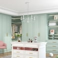 thumbnail image 3 of Livex Lighting  Windsor 5-light Mini Chandelier - 24"Dia. x 13"H Antique White Antiqued Brass, 3 of 14