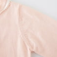 thumbnail image 6 of Zwiiyzr Baby Girl and Toddler Long Sleeve Thin Cardigan Kids Knitted Solid Color Button Up Shrug Cardigan Sweater 18Months-14Years Pink, 6 of 7