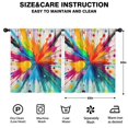 thumbnail image 2 of Blackout Kids Curtains,Colorful Radial Paint Burst Childrens Insulated Curtains Set Of 2,Bedroom Essentials,Toddler Room Decor 52"x63", 2 of 5