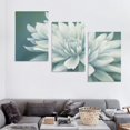 thumbnail image 4 of ONETECH Abstract Flower Canvas Wall Art: Floral Blossom Painting Print Artwork on Canvas for Living Room Office 12''x16''X3 Panels, 4 of 4