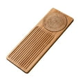 thumbnail image 4 of Bandeja para servir té de madera de bambú, juego de té Rectangular, mesa de té, taza de té china, decoración del hogar Kung SM SunniMix Bandeja de servir, 4 of 8