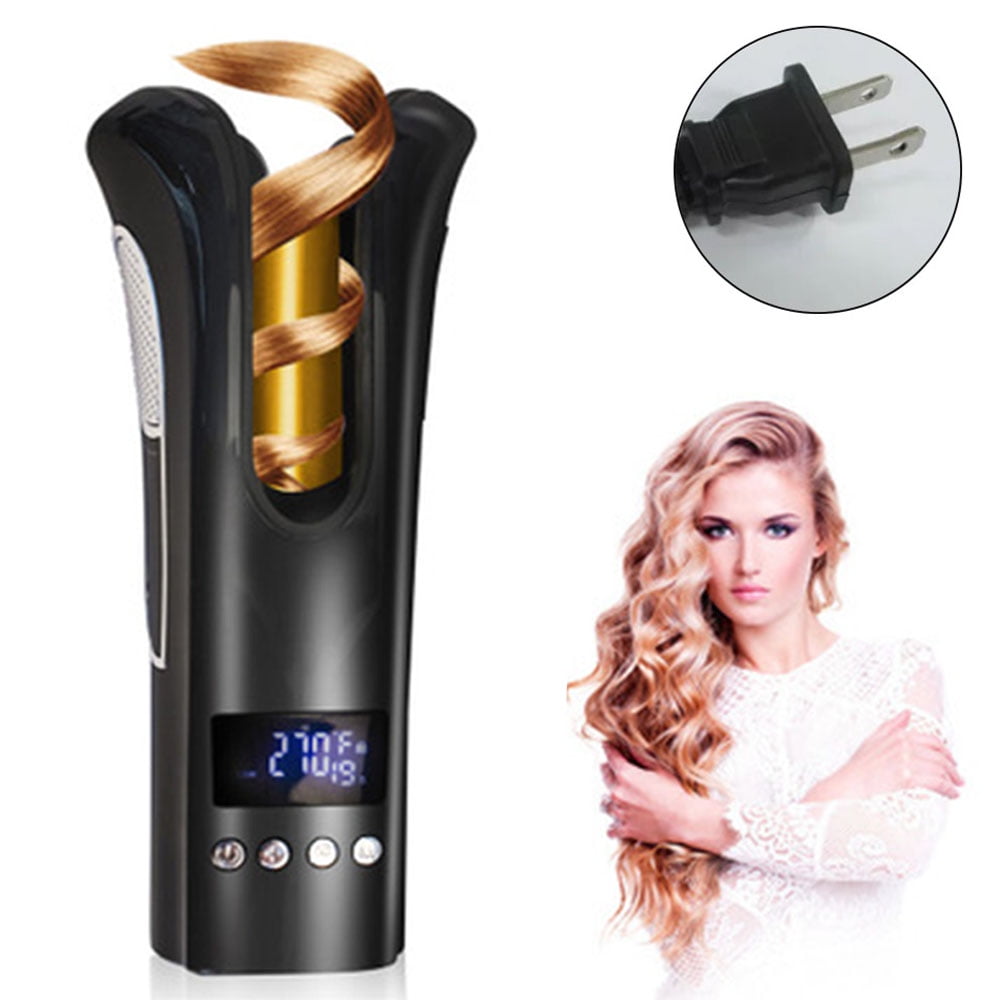 Automatic curling iron, air curler Portable hair curler with LCD