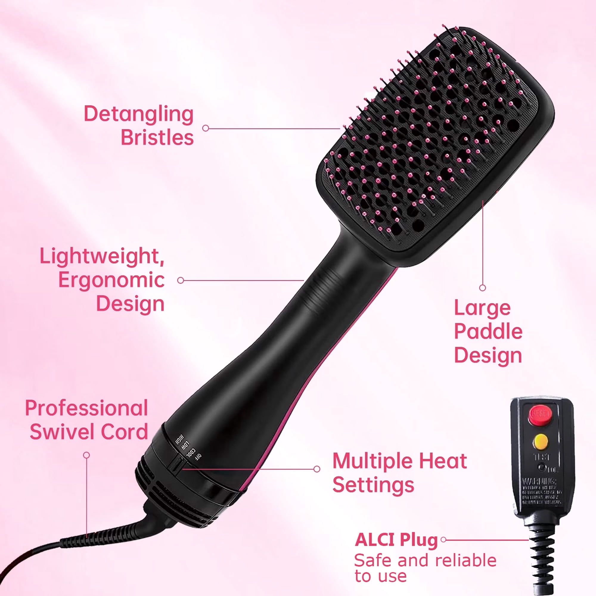 Morfone Hair Dryer and Blow Dryer Brush in One, Hair Dryer and Styler Volumizer with Negative Ion, Hair Styler for Smooth, Frizz-Free Results for All Hair Types