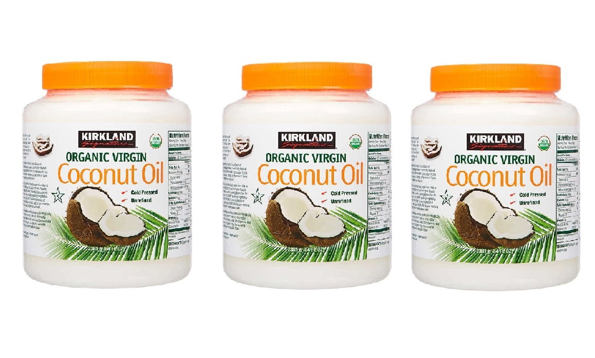 Kirkland Signature Organic Virgin Coconut Oil, 84 fl oz 3PK