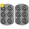 thumbnail image 2 of Moldes antiadherentes para rosquillas Wilton 6 cavidades, 2 of 17