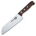 thumbnail image 1 of Cuchillo Santoku Victorinox Rosewood de 7 pulgadas con hoja Granton, 1 of 1