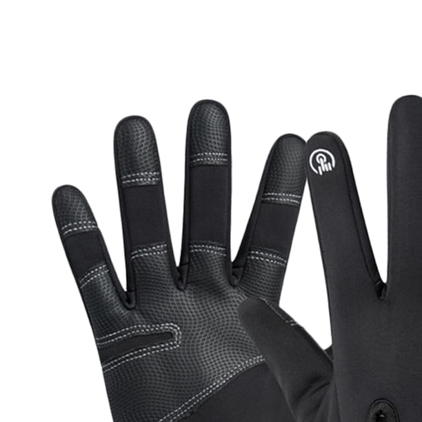 Guantes De Esquí De Invierno Guantes De Snowboard Negro