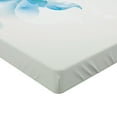 thumbnail image 2 of Ambesonne Abstract Fitted Sheet 2 Pcs Set, Blue Ombre Flowers, King, Pale Blue and White, 2 of 3