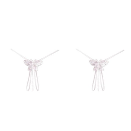 (2-Pack) Rinsvye Women Thong Sexy Panties Sexy Plus Size Role Play Thong Lace Pants Ladies Sheer Bras for Women Sexy Front Closure Briefs Underwear