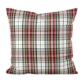 thumbnail image 1 of SARO 8051P.M20S 20 in. Square Classic Tartan Plaid Pattern Cotton Down Filled Throw Pillow  Multi Color, 1 of 1
