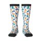 thumbnail image 1 of Fotbe Block Dinosaur Calcetas Divertidas Estampadas para Hombre y Mujer, Calcetas de Algodón hasta la Rodilla para Caminar, Correr, Enfermería y Embarazo, 1 of 6