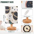 thumbnail image 3 of Cartoon Space Rockets and Planets Bedside Desk Lamp LED Table Nightstand Lamps Warm Light Fabric Lampshade for Home Bedroom Office Living Room Decor, 3 of 7
