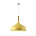 thumbnail image 1 of Wood Metal Colorful Pendant Lamp, Creative Ceiling Pendant Light Fixture, Modern Pendant Lighting, Farmhouse Pendant Light for Over Kitchen Island Dining Room Table Bar Entrance Cafe, 1 of 7