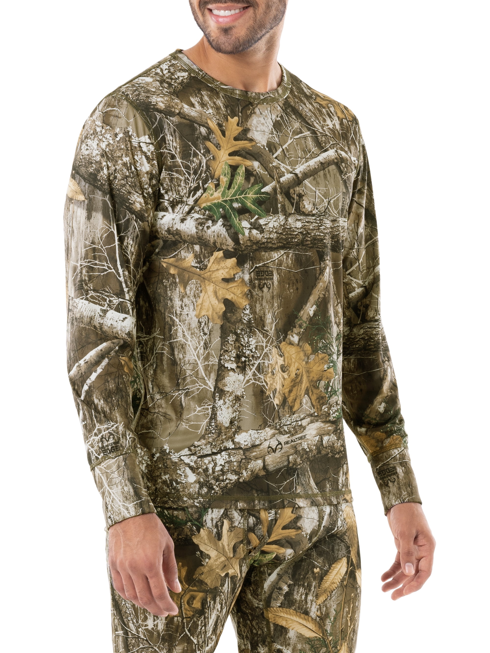 Realtree Men's Performance Hunting Baselayer Thermal Top, L