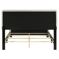 thumbnail image 4 of Furniture of America Dexter Beige Button Tufted Full Upholstered Wood Bed, 4 of 8