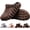 Brown, variant on 2026 New Men's Cloud Walk Clogs - Summer Comfortable Lightweight Cushioned Arch Support Thick-Sole Non-Slip Clogs