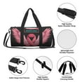 Easygdp Ribbon With Angel Wings Travel Duffle Bag,Carry on Bag Travel