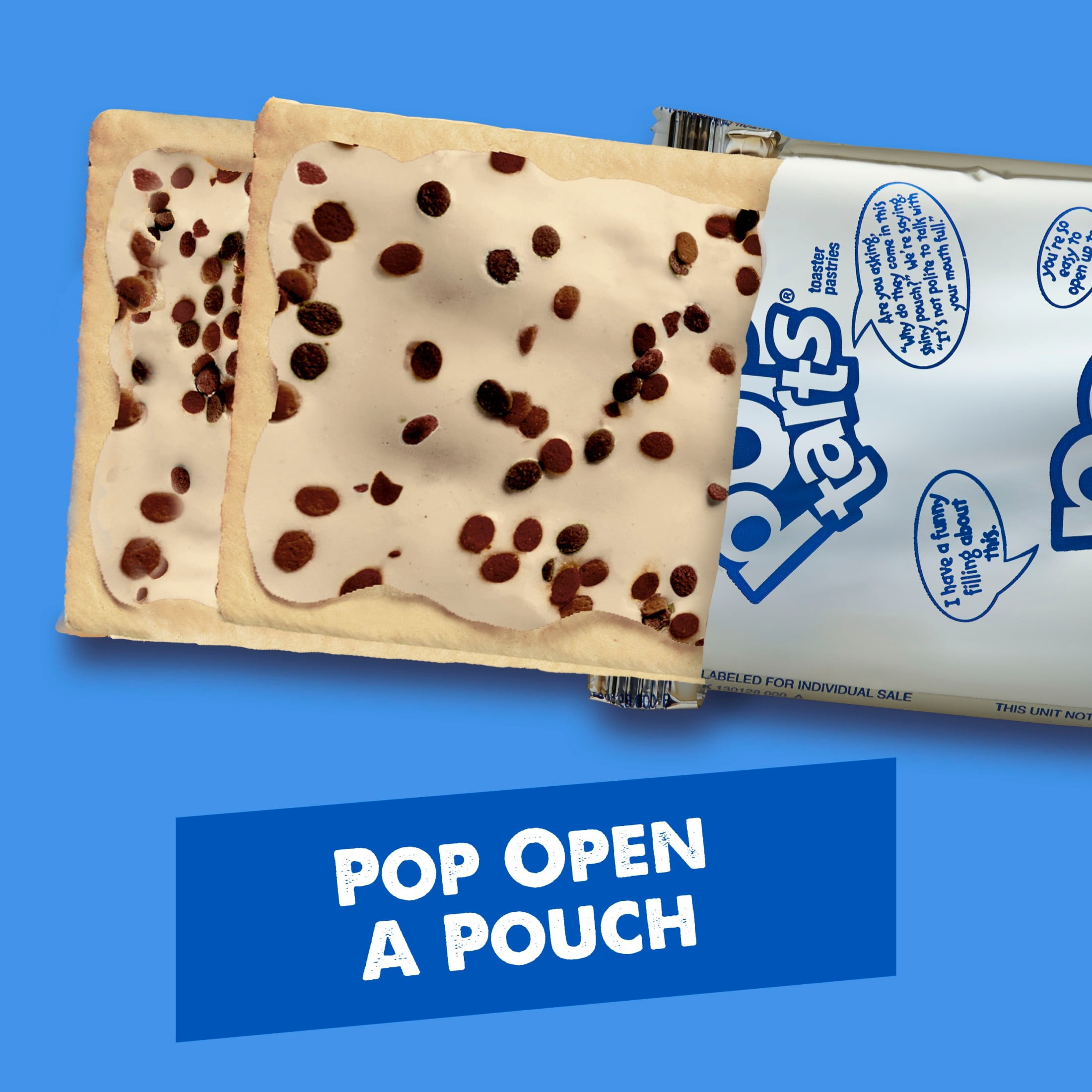 (12 pack) Pop-Tarts Frosted Chocolatey Chip Pancake Toaster Pastries, Breakfast Foods, Shelf-Stable, 13.5 oz (8 Count)