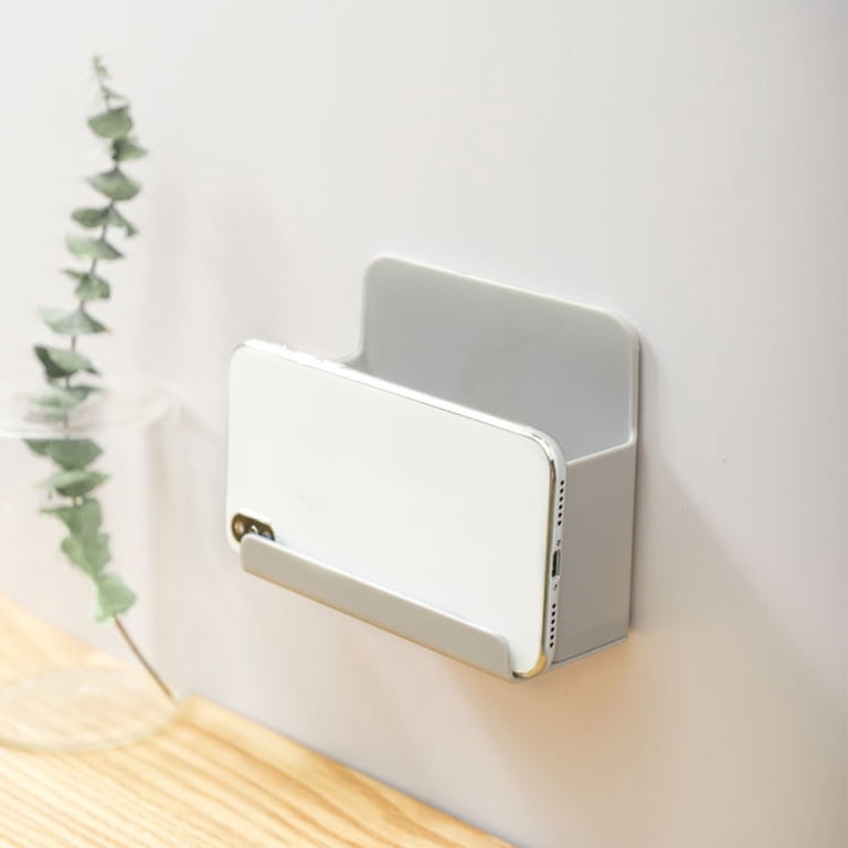 Wall Mounted Remote Control Holder, VVQ No Drill Phone Charging Storage ...